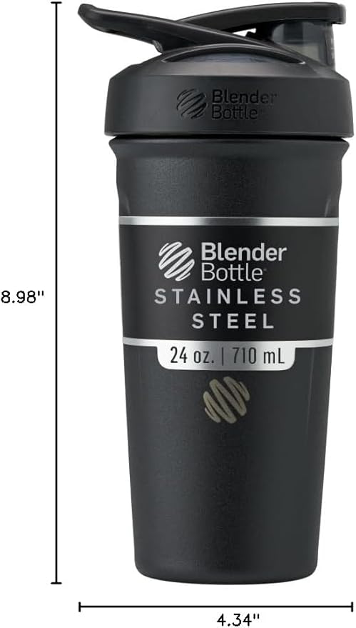 BlenderBottle Strada Shaker Cup Insulated Stainless Steel Water Bottle - Image 7