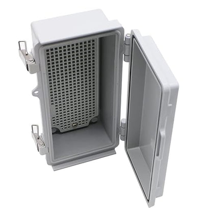Electrical Waterproof Custom Junction Box, Outdoor Hinged Clear Cover Stainless - Image 5
