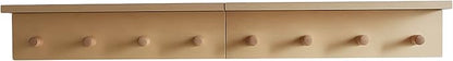 Entrance Coat Rack ，Coat Hooks, Wall-Mounted Wooden Hook Rack, Wall-Mounted - Image 2