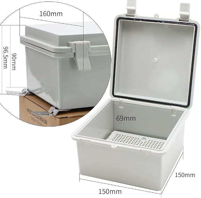 MAKERELE Electrical Weatherproof Outdoor Junction Box Small - Image 2