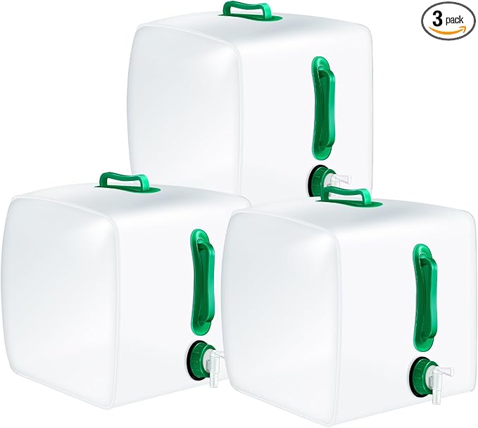 Reallnaive 3 Pack Collapsible Water Container by Unknown