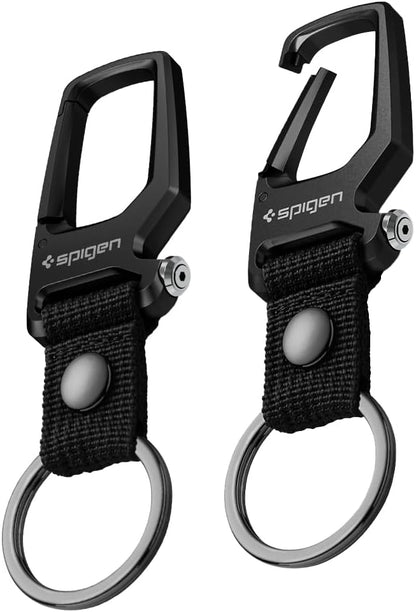 Spigen Life Carabiner Key Ring Clip, Car Keychain Clip, Bottle Opener Key Chain by Spigen