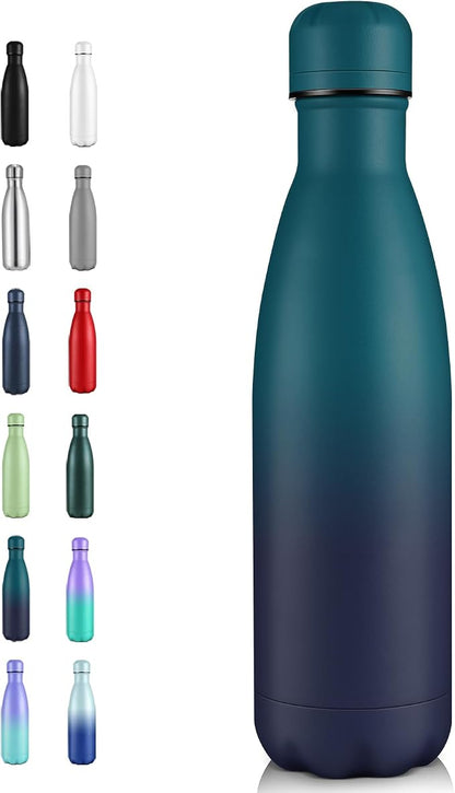 Volhoply 17oz Insulated Stainless Steel Water Bottle, Double Wall Vacuum Flask by LiveFully%EF%BC%8CDrinkFreely%E2%80%94KeepGoingwithVolhoply%EF%BC%81