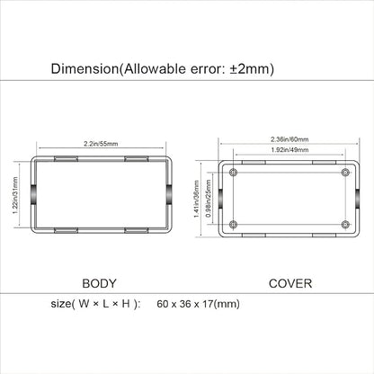 LeMotech Project Box 10 Pieces ABS Plastic Electrical Project Case Small - Image 7