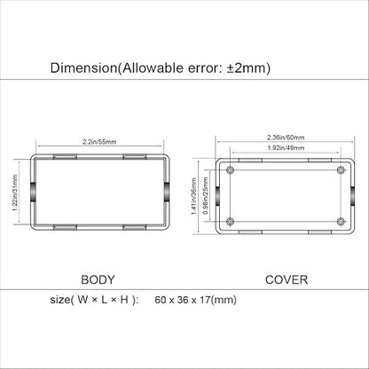 LeMotech Project Box 10 Pieces ABS Plastic Electrical Project Case Small - Image 7