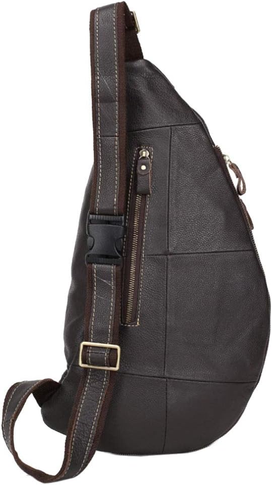 Leather Sling Bag Crossbody Backpack - Image 2