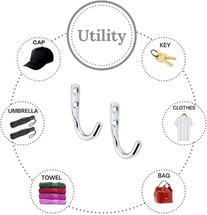FAPBADRI Multipurpose Hooks, Used to Hang Clothes, Curtain Hold Backs, Colour - Image 4