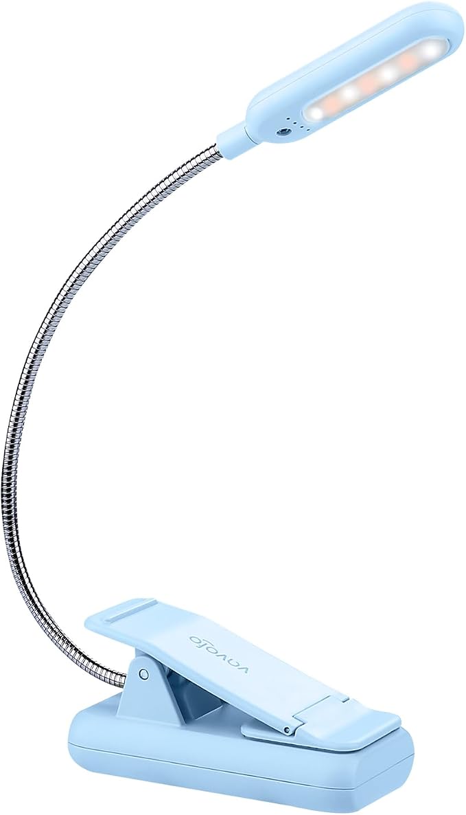 VAVOFO Rechargeable Book Light for Reading in Bed Kids, 7 LED Reading Light by VAVOFO