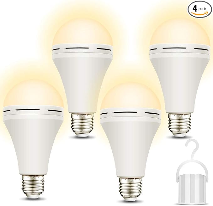 Emergency-Rechargeable-Light-Bulb, Stay Lights Up When Power Failure, by Neporal