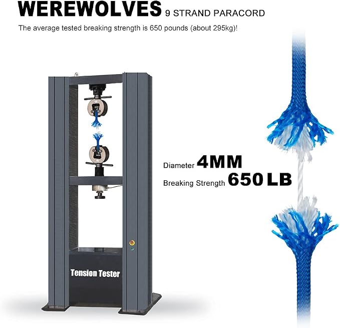 WEREWOLVES 650lb Paracord/Parachute Cord - Image 4