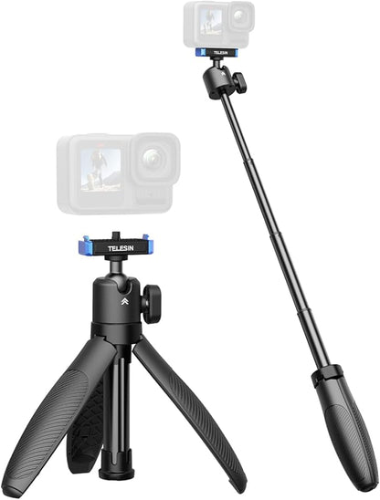 TELESIN 40cm/15.7'' Mini Selfie Stick Tripod Compatible by telesin