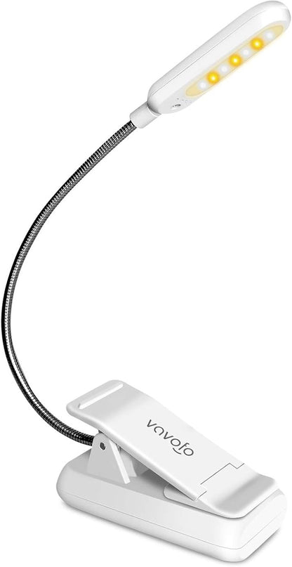 VAVOFO Clip On Book Light for Bed Kids, 7 LED Reading Light by VAVOFO