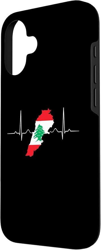 Lebanon Heart Lebanese Heartbeat Vintage Lebanon Map Case - Image 2