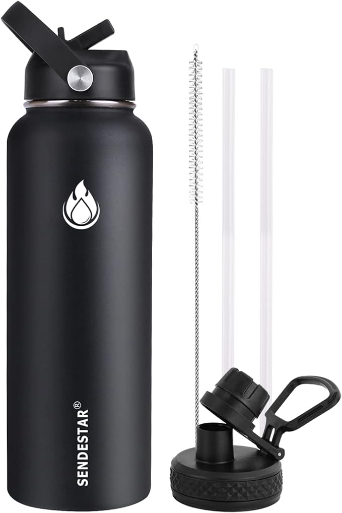 SENDESTAR Stainless Steel Water Bottle, Insulated Water Bottle 40 oz by Sendestar