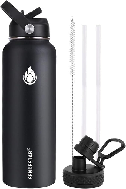 SENDESTAR Stainless Steel Water Bottle, Insulated Water Bottle 40 oz by Sendestar