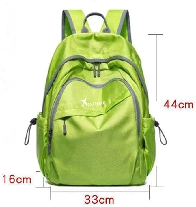 Geboldil Men's and women's waterproof backpack traveling backpack green3 - Image 2