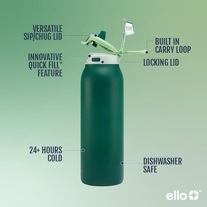Ello Pop & Fill 32oz Stainless Steel Water Bottle - Image 4