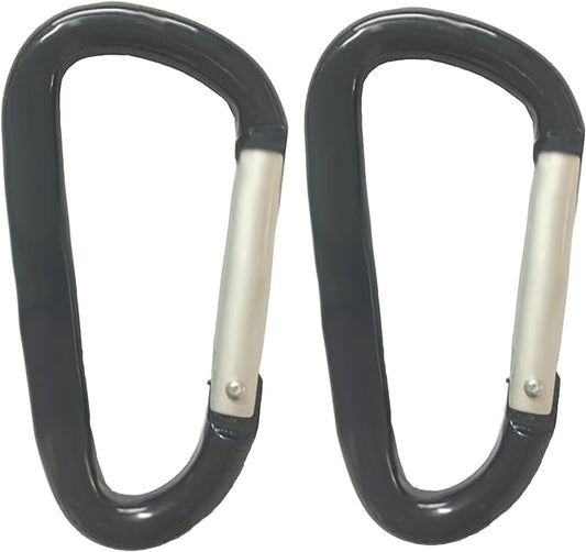 LESHIRY Large Carabiners Keychain 3" Aluminum D Shape Premium Durable D-Ring by LESHIRY