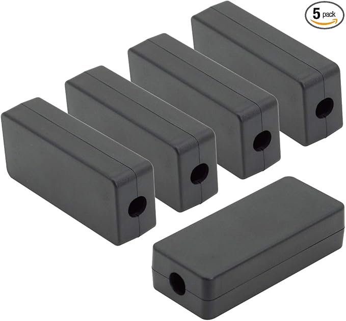 LeMotech 5Pcs ABS Plastic Electrical Project Case Power Junction Box, Project by LeMotech
