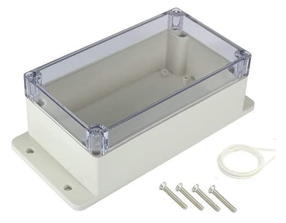 YXQ Junction Box Transparent Cover 6.2 x 3.5 x 2.5 inch IP65 Waterproof Wall by YXQ