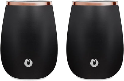 SNOWFOX Premium Vacuum Insulated Stainless Steel Grand Pinot Wine Glass by Snowfox