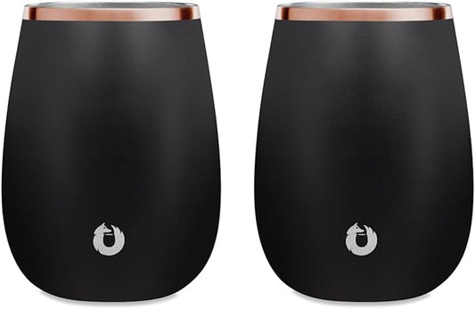 SNOWFOX Premium Vacuum Insulated Stainless Steel Grand Pinot Wine Glass by Snowfox