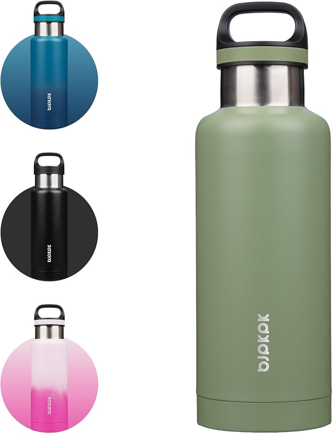 BJPKPK Insulated Water Bottle 32OZ Stainless Steel Water Bottle by BJPKPK