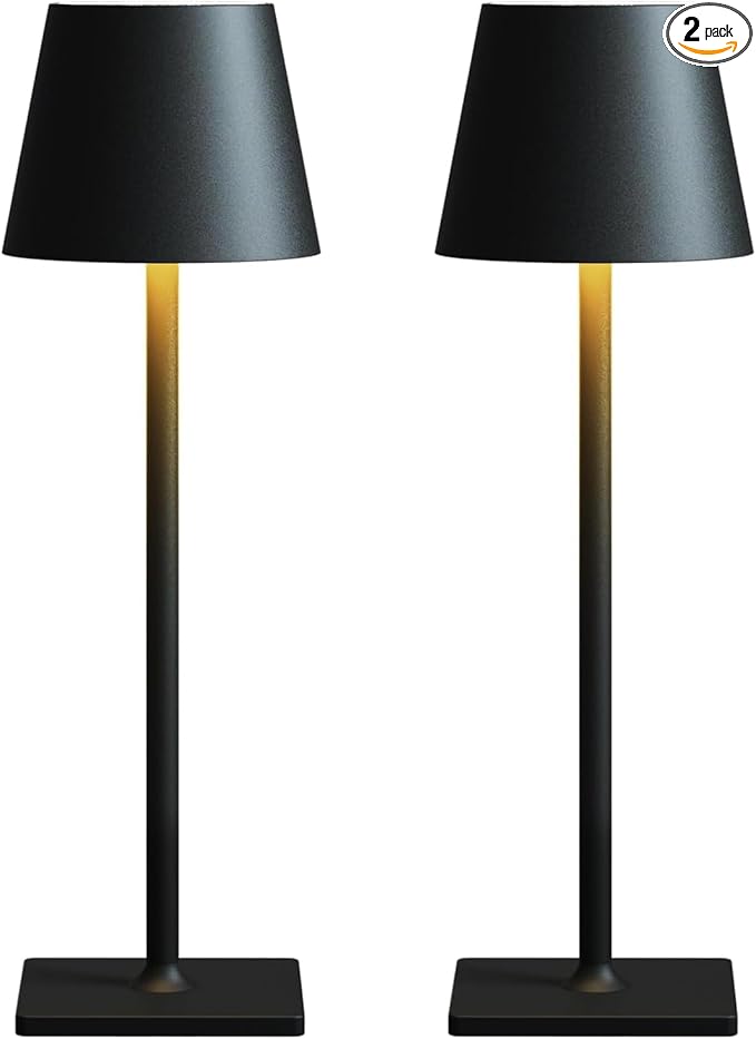 Fizrice Cordless Table Lamp Rechargeable Lamps: 6000mAh Battery Operated Table by Fizrice