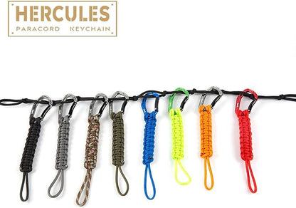 HERCULES Paracord Keychain Set – 2 Pack Lanyard Rope - Image 9