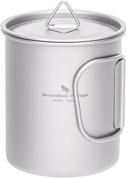 Boundless Voyage Titanium Camping Mug by BoundlessVoyage