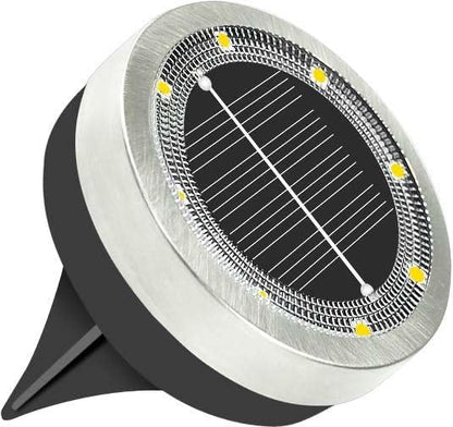 Solar Ground Lights Outdoor, 1 Pack Solar Lights Outdoor Waterproof, Mini Flat by Unknown