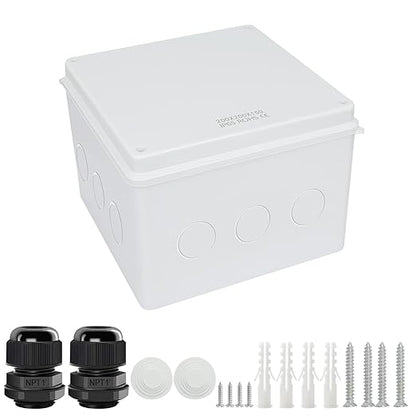 LeMotech Junction Box, Electrical Box IP65 Water Resistant Dustproof ABS by LeMotech