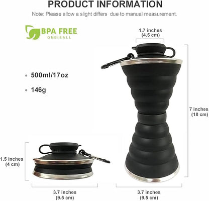 Collapsible Water Bottle, Camping Cup - Image 2