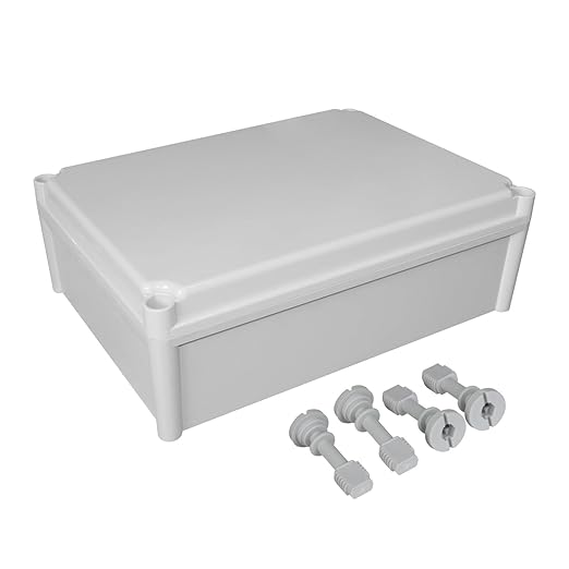 LeMotech Junction Box IP67 Waterproof Dustproof ABS Plastic Project Box by LeMotech