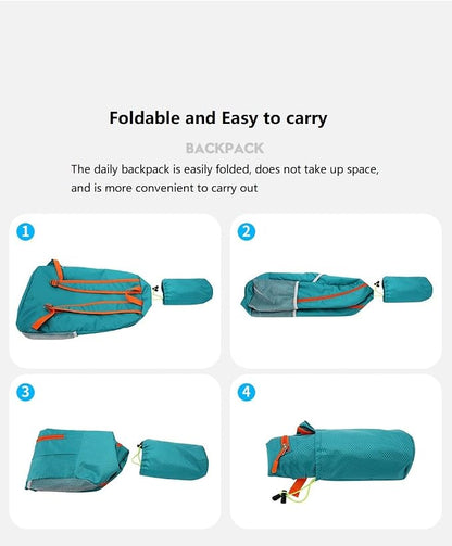 levayhill 25L Foldable Backpack & Bucket Hat 2 IN1 Combo, Lightweight packable - Image 9