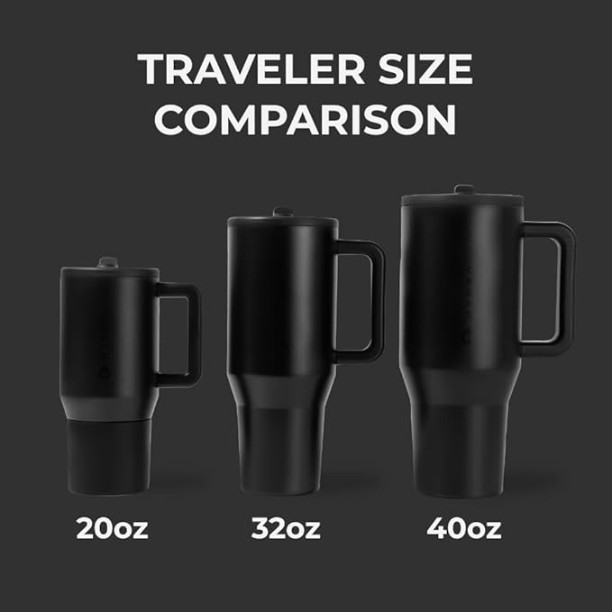 HydroJug Traveler - 32 oz Water Bottle - Fits in Cup Holder - Image 4