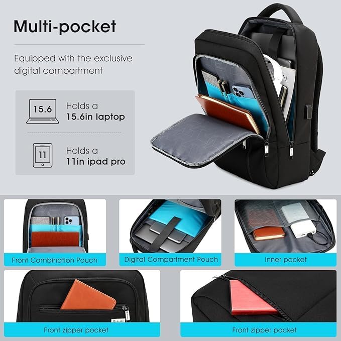 DUSLANG 15.6 Inch Laptop Backpack - Image 3