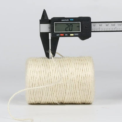 PerkHomy Natural Jute Twine 600 Feet Long Colored Twine Rope - Image 2
