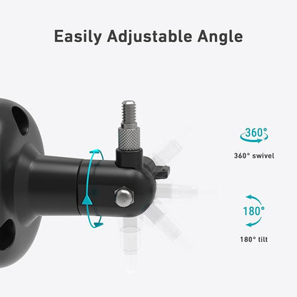 Holicfun 360° Adjustable Indoor/Outdoor Security Camera Wall Mount - Image 3