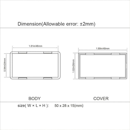 LeMotech Project Box 10 Pieces ABS Plastic Electrical Project Case Small - Image 7