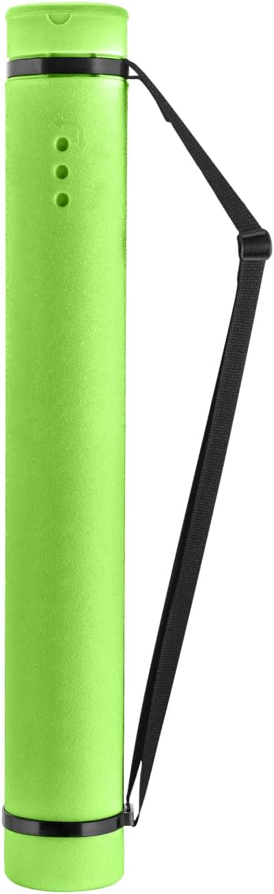 JJRING Green Poster Tube, Poster Carrying Case by JJRING