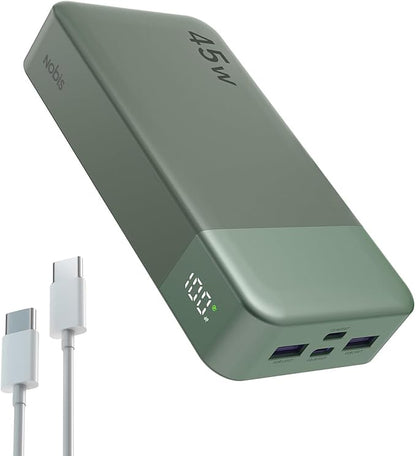 NOBIS Portable Charger, 20000mAh Power Bank, 45W Power Bank Fast Charging by NobisPowerbank