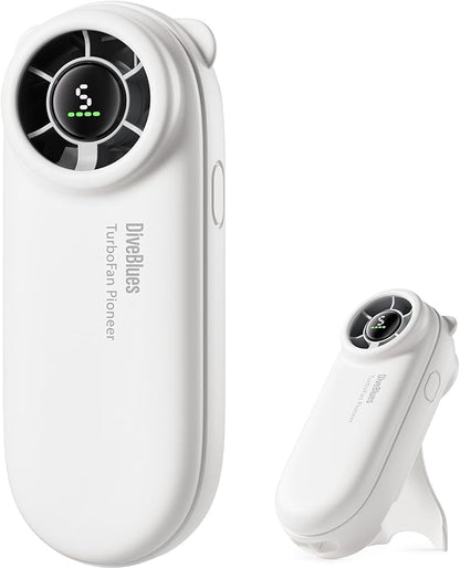 Diveblues TurboBear Portable Handheld Turbo Fan, 5 Gear Wind, Travel Essentials by Diveblues