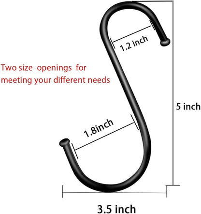 DINGEE 5 inch Extra Large S Hooks - Image 2