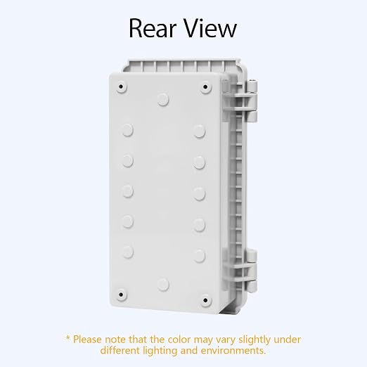 LeMotech Electrical Box, IP67 Waterproof Hinged Cover Stainless Steel Latch - Image 6