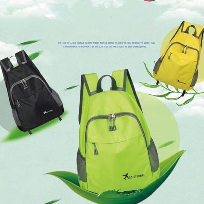 Geboldil Men's and women's waterproof backpack traveling backpack green1 - Image 6