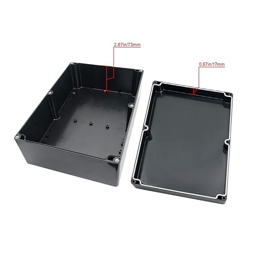 LeMotech ABS Plastic Electrical Project Case Power Junction Box, Project Box - Image 3