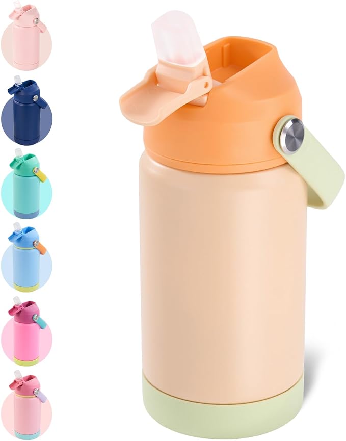 Kerilyn 12oz Kids Water Bottle, Stainless Steel Insulated Water Bottle by Kerilyn