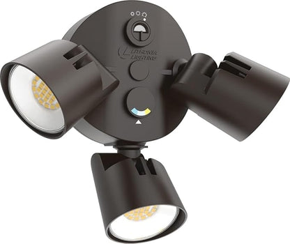 Lithonia Lighting HomeGuard 3-Light LED Outdoor Flood Lights, Outdoor LED Lights by AcuityBrands