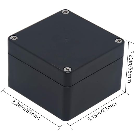 2 Packs Junction Box IP65 Waterproof ABS Plastic Electrical Project Case Power - Image 2